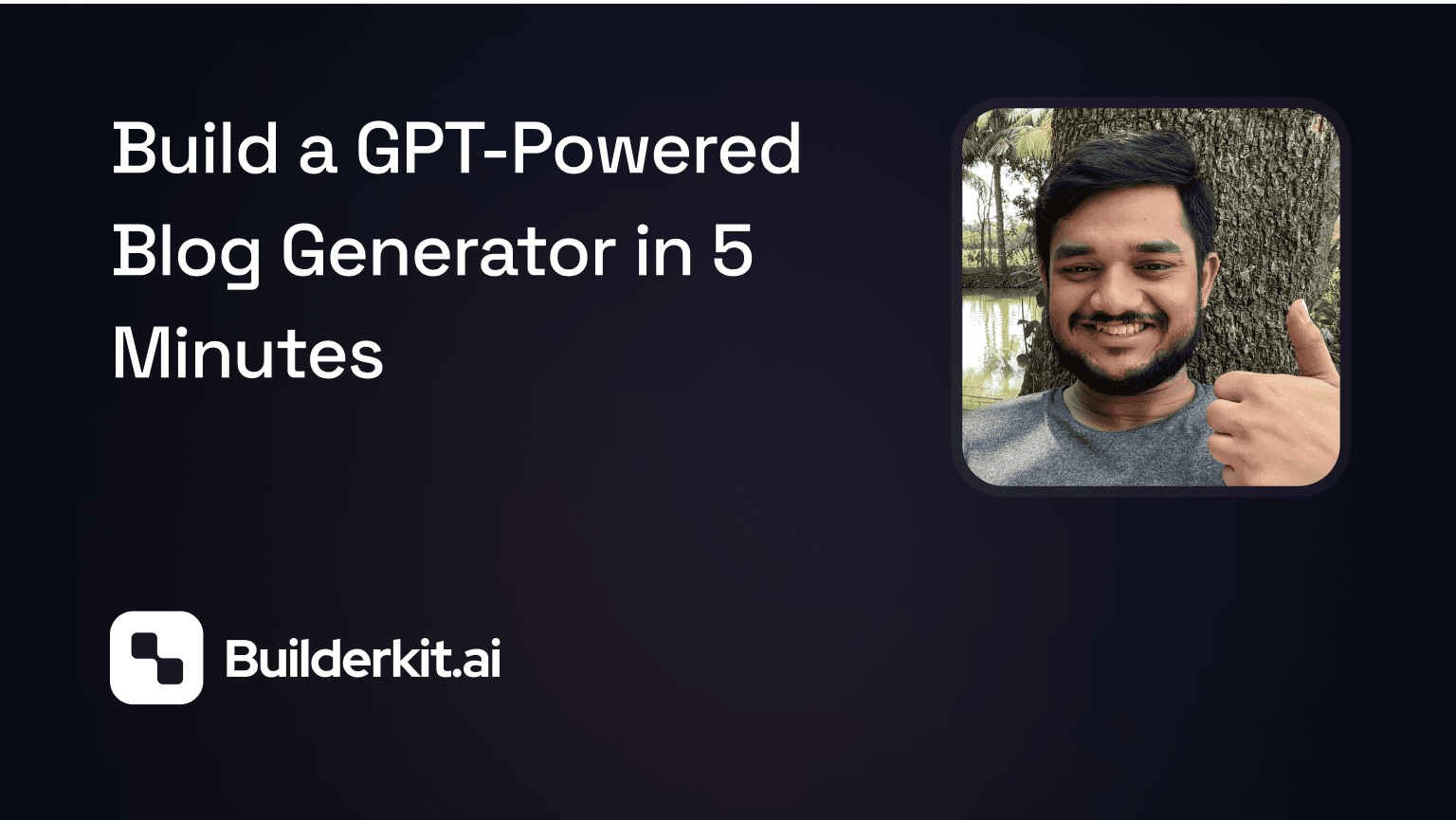 Build a GPT-Powered Blog Generator in 5 Minutes