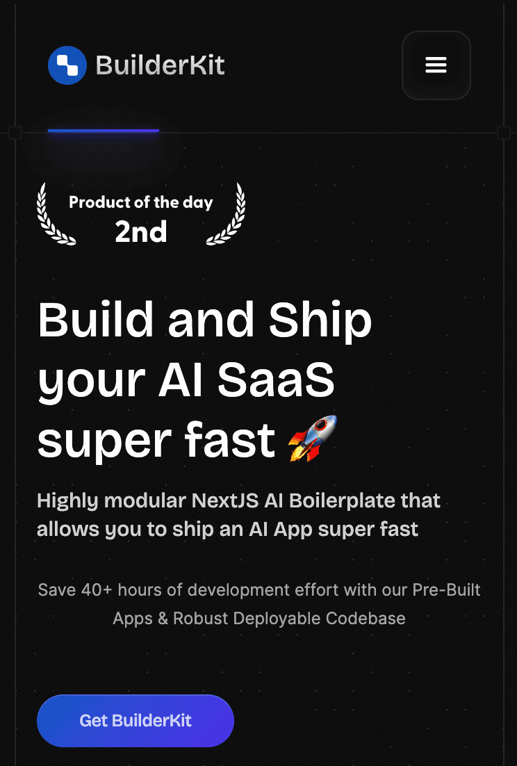 BuilderKit App Screenshot